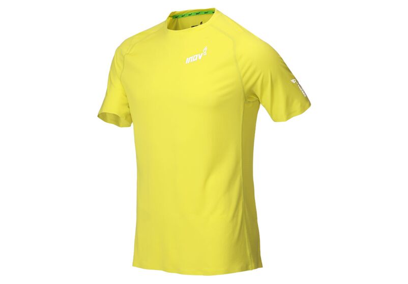 Inov-8 Base Elite 2.0 Short Sleeve Mens Base Layer Yellow Australia (SCHIFU264)